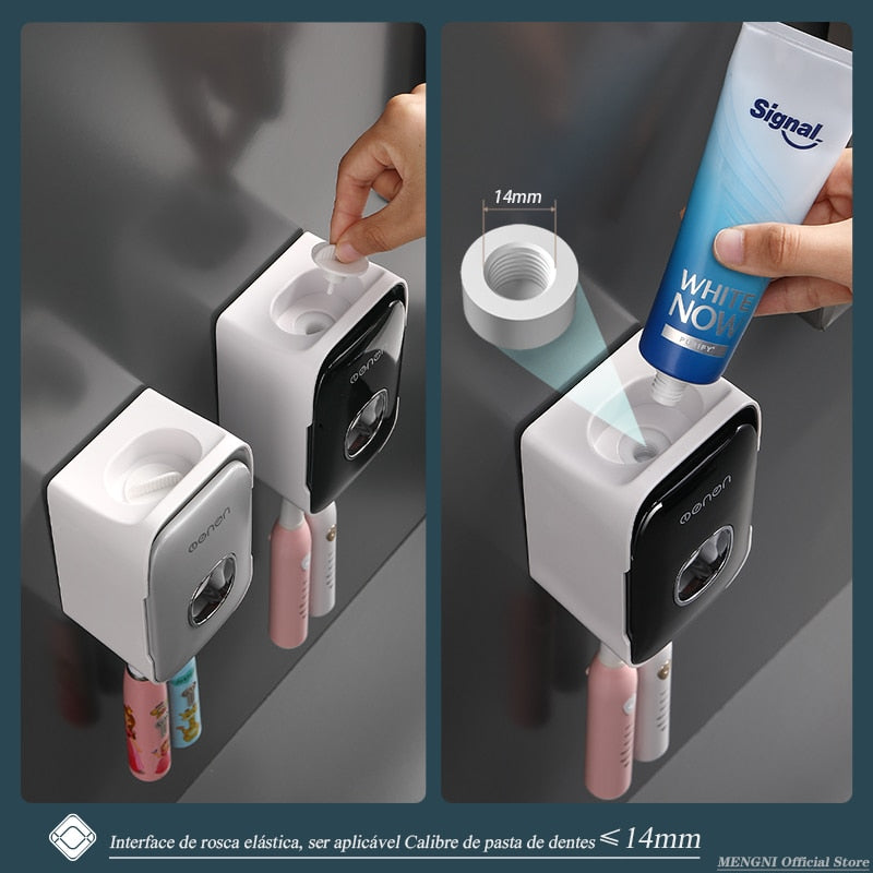 Dispenser automático com Suporte para Escova